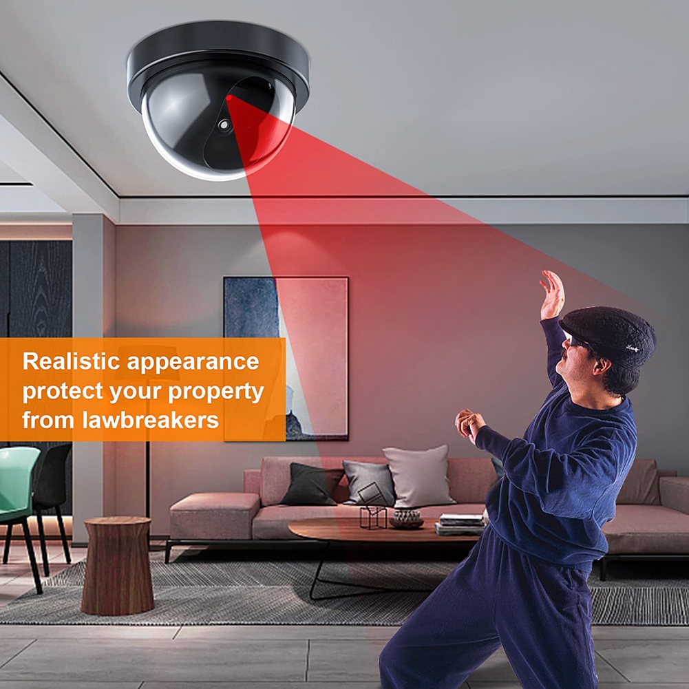 Home Security Lights - 더미 보안 카메라, 빨간색 LED 조명이