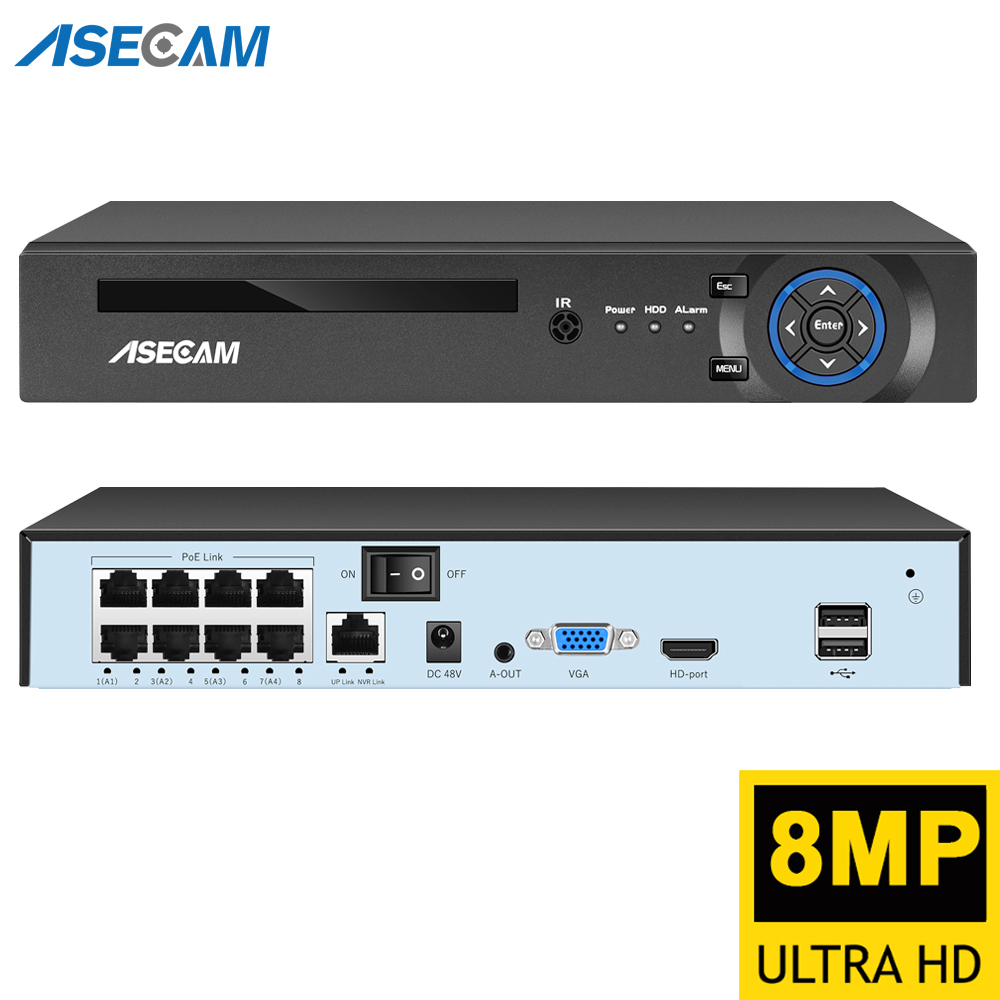 Home Security Cameras - 슈퍼 8MP POE NVR 비디오 레코더