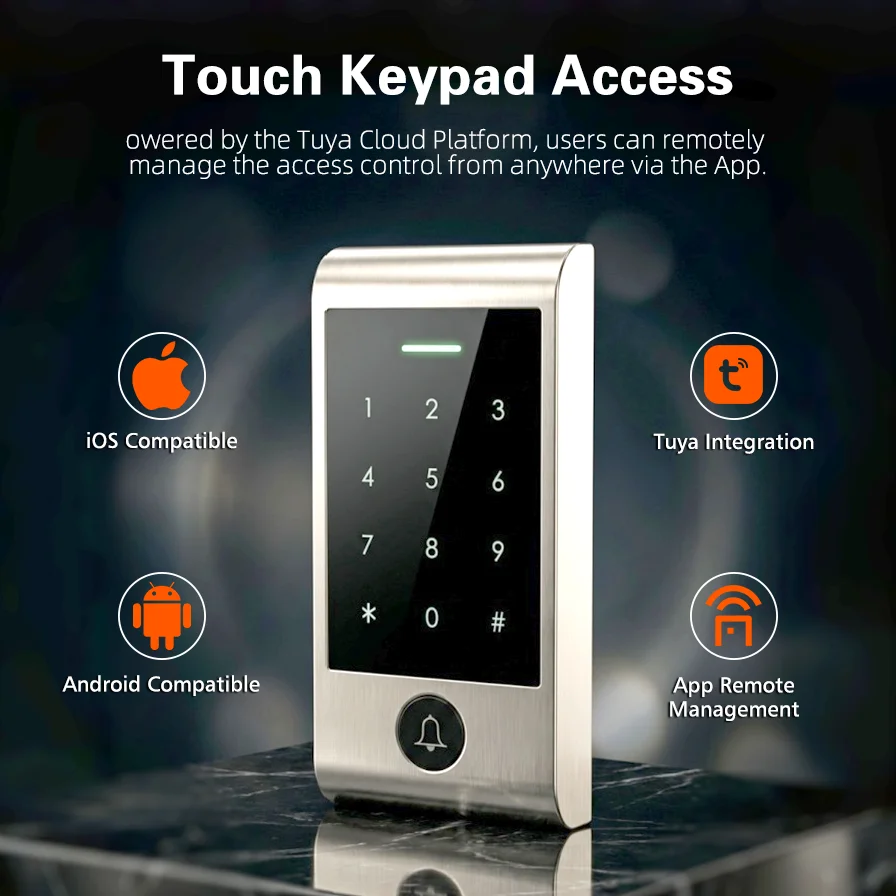 Home Security Systems - 도어벨 버튼이 있는 고급 WIFI 원격