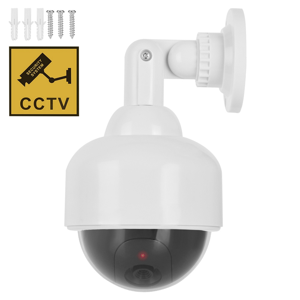 Home Security Lights - 가짜 카메라 방수 현실적인 더미 감시