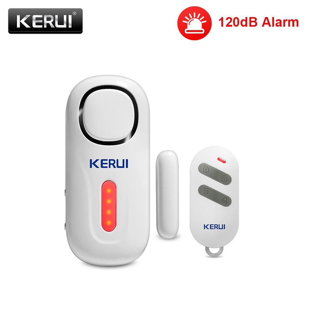 Home Security Lights - KERUI 120DB 무선 도어/창 항목 보안