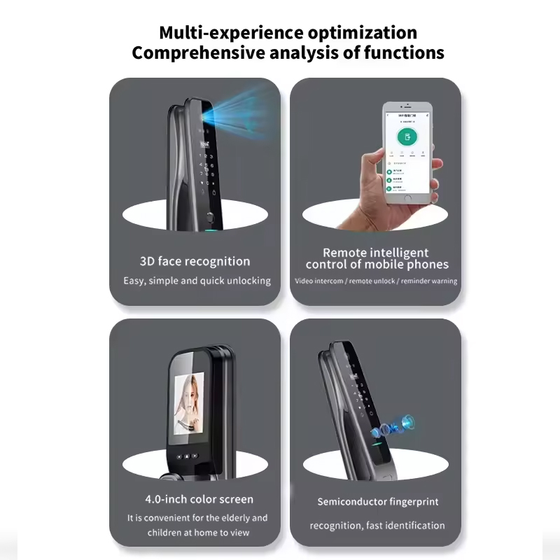 HX5 스마트 도어락 3D 얼굴인식 WiFi 디지털 전 - Home Security Cameras 리뷰 및 가격