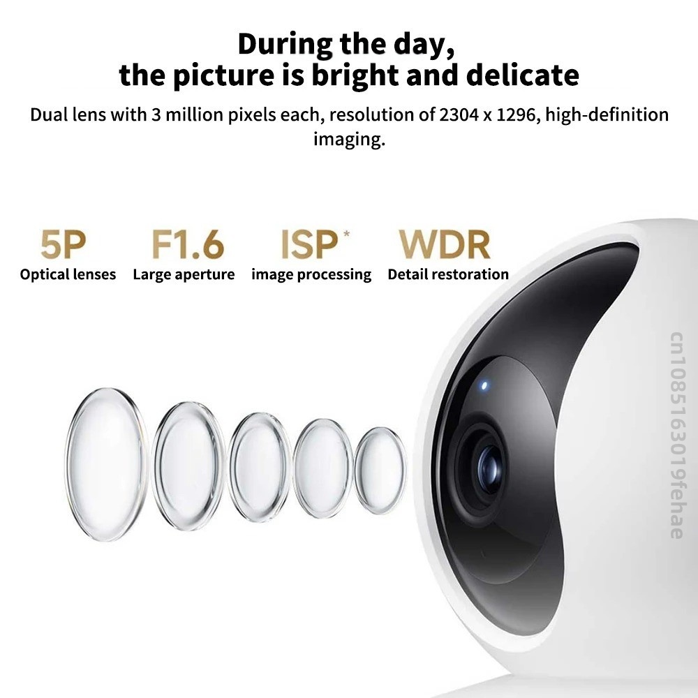 Xiaomi C300 스마트 카메라 듀얼 렌즈 PTZ  - Home Security Camera Xiaomi 리뷰 및 가격