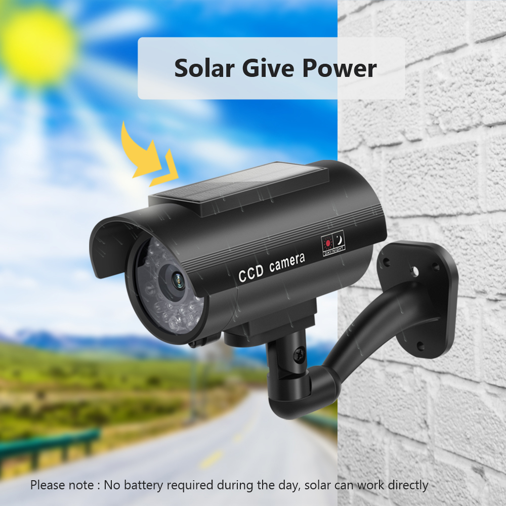 태양전지판 시뮬레이션 감시 카메라, 실외 위조 카메라, - Home Security Lights 리뷰 및 가격