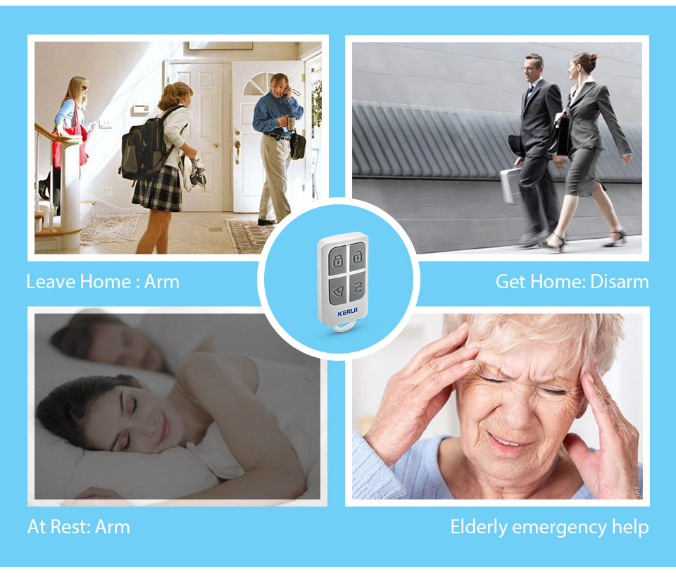 KERUI 무선 고성능 휴대용 원격 제어 키 체인, 와 - Home Security Systems 리뷰 및 가격