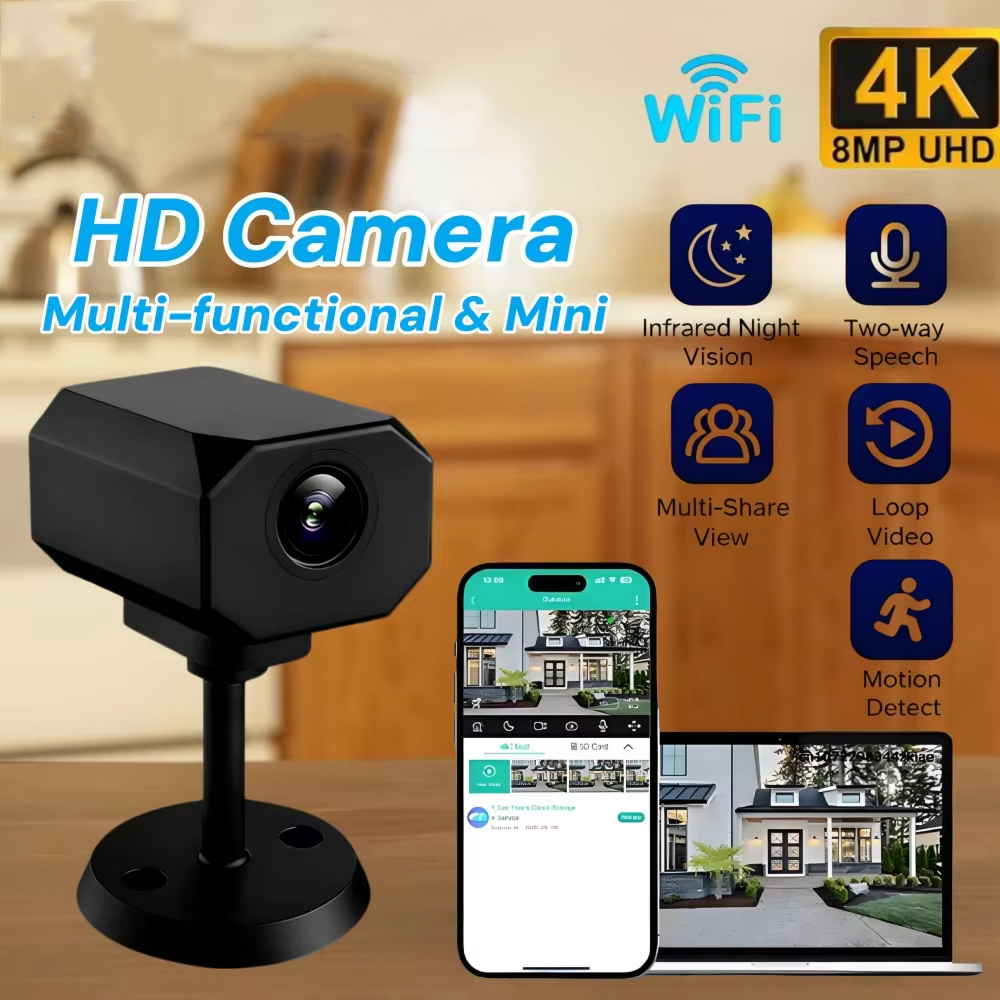 4K HD WiFi 보안 카메라, 가정용 미니 스마트  - Home Security Cameras 리뷰 및 가격