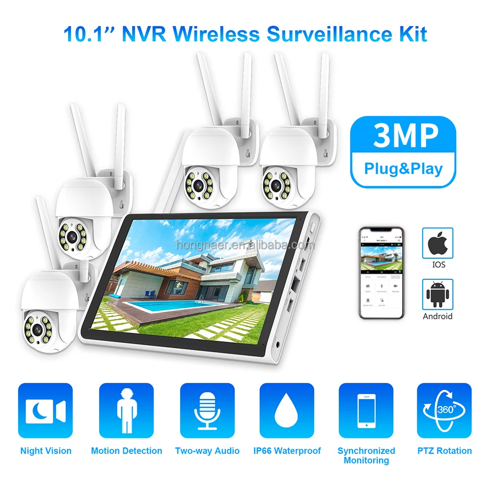 2026 홍나르 3MP 4채널 WiFi 홈 IP 10. - Home Security Cameras 리뷰 및 가격
