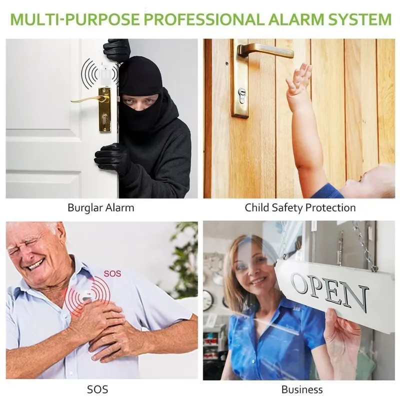 주택 도난 경보기 키트 자동 다이얼 120dB 사이렌  - Home Security Systems 리뷰 및 가격