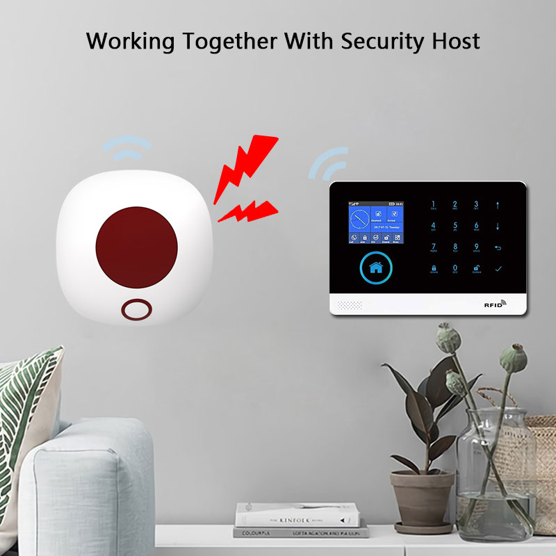 실내 433MHz 무선 사이렌 독립형 도난 경보기 시스 - Home Security Lights 리뷰 및 가격