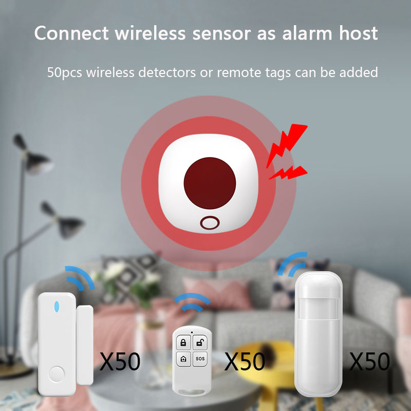 실내 433MHz 무선 사이렌 독립형 도난 경보기 시스 - Home Security Lights 리뷰 및 가격