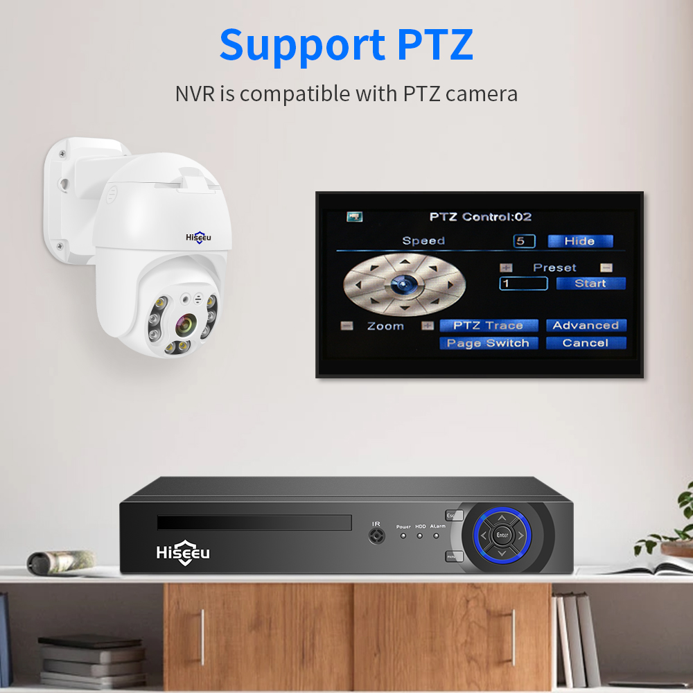 Hiseeu 4CH 10CH 16CH 4K 8MP 5M - Home Security Cameras 리뷰 및 가격