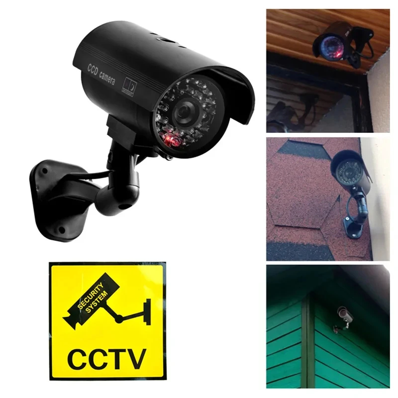 시뮬레이션 가짜 총알 카메라 모형 카메라 야외 LED  - Home Security Lights 리뷰 및 가격