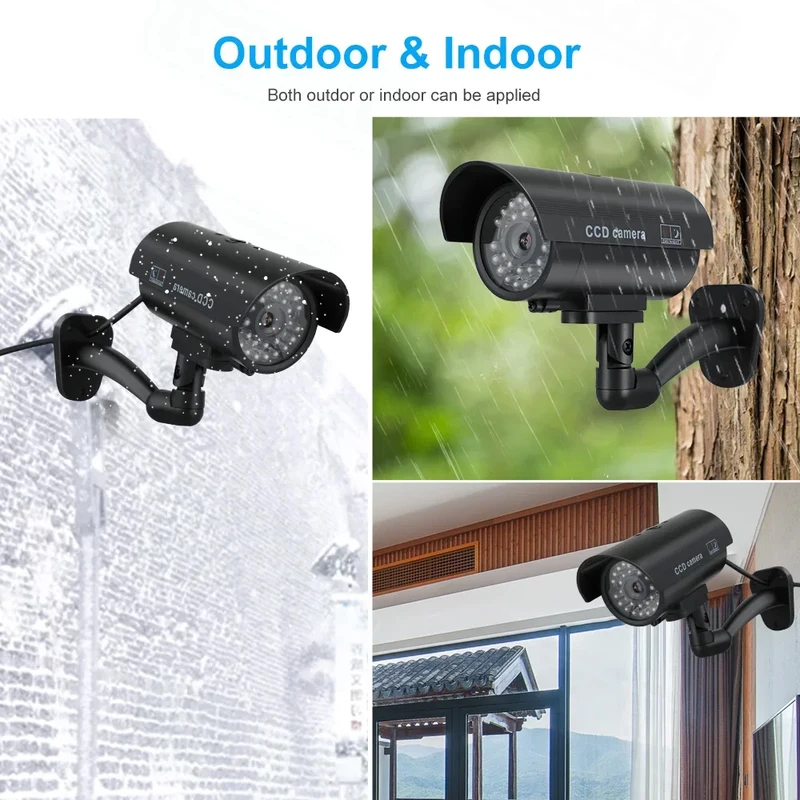 시뮬레이션 가짜 총알 카메라 모형 카메라 야외 LED  - Home Security Lights 리뷰 및 가격