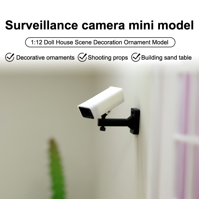 1/12 스케일 미니어처 감시 카메라 인형집 장식용,  - Home Security Cameras 리뷰 및 가격