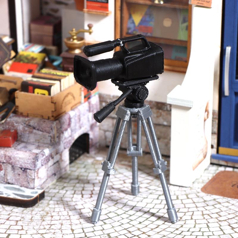 미니 비디오 카메라 삼각대 모델 1:12 스케일 인형  - Home Security Cameras 리뷰 및 가격