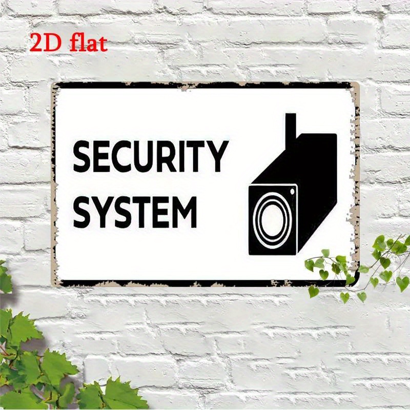 금속 보안 시스템 표지판 - 가정, 사무실, 클럽 야외 - Home Security Systems 리뷰 및 가격