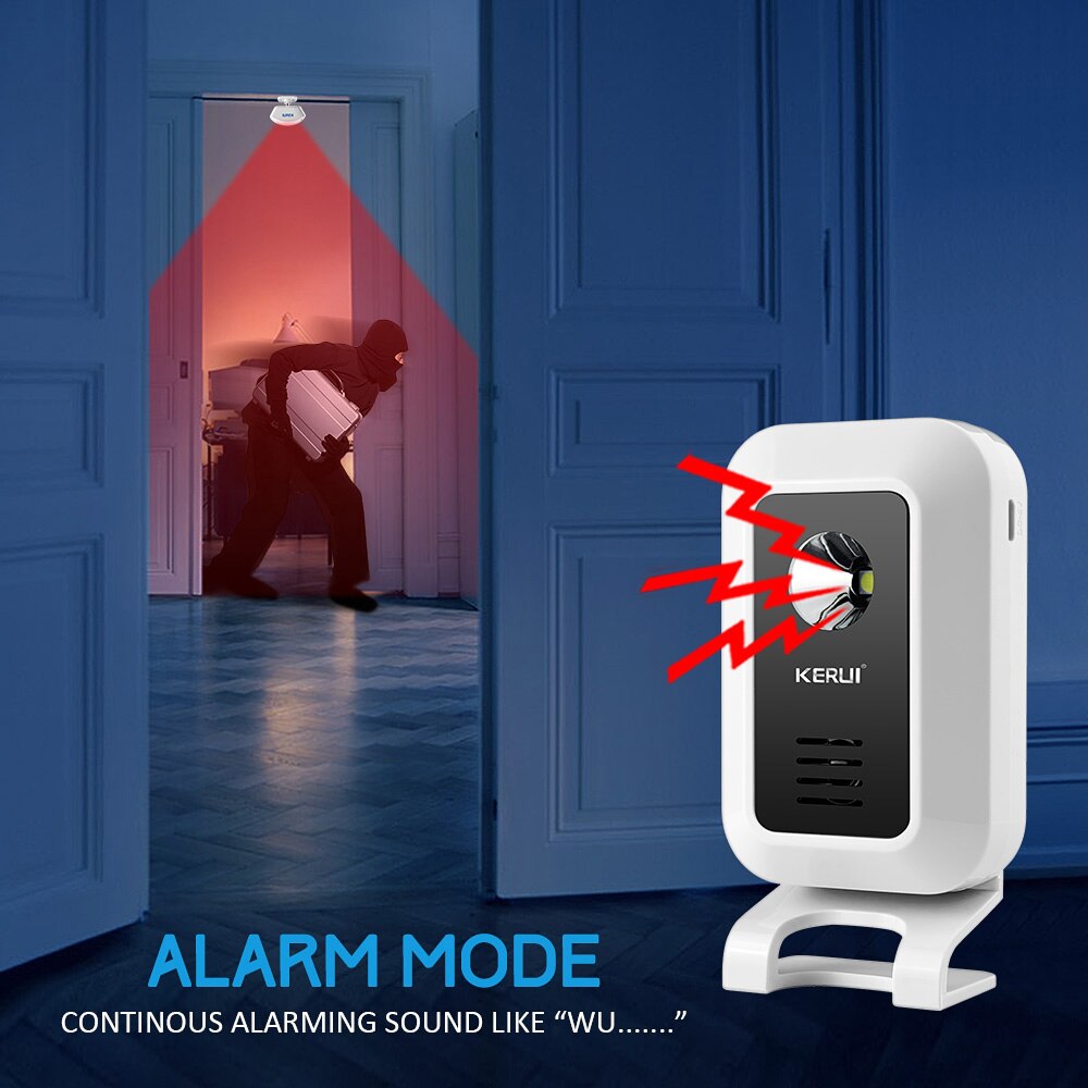 KERUI M7 웰컴 모션 센서 보안 경보, 32 곡  - Home Security Lights 리뷰 및 가격