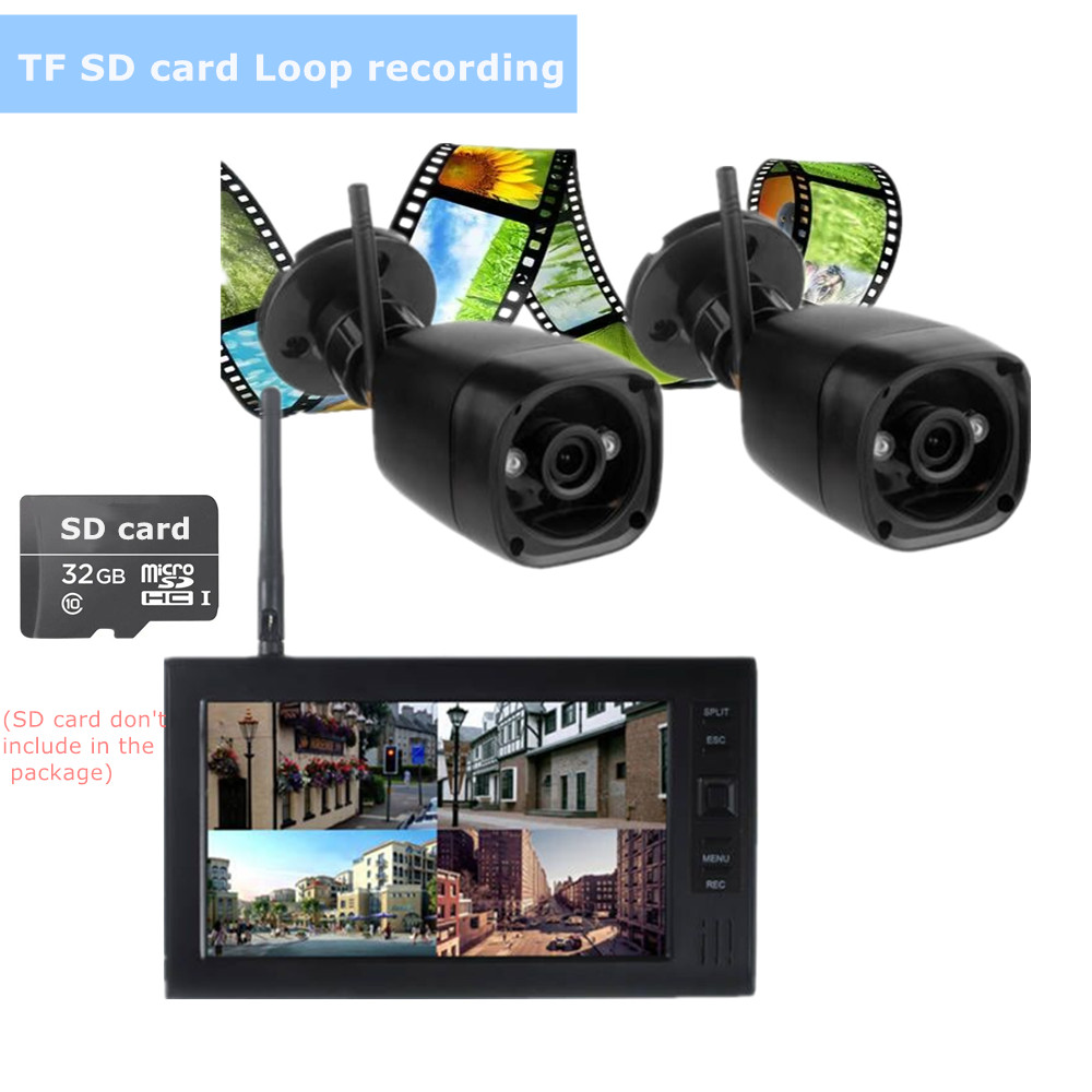 LCD CCTV 보안 시스템 와이파이 무선 카메라 비디 - Home Security Systems 리뷰 및 가격