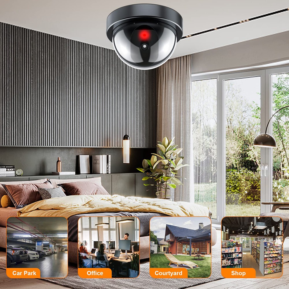 A55T 더미 보안 카메라, 빨간색 LED 조명이 있는 - Home Security Lights 리뷰 및 가격
