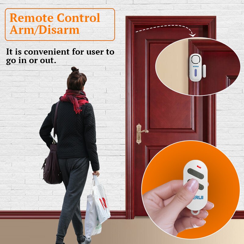 KERUI 120DB 무선 도어/창 항목 보안 도난 감 - Home Security Lights 리뷰 및 가격