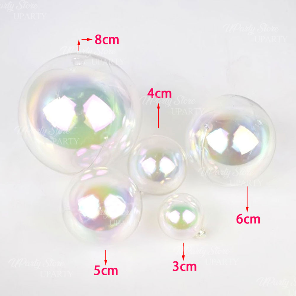 10/50개 무지개빛 볼 케이크 토퍼 3/4/5cm 레 - Home Security Laser 리뷰 및 가격